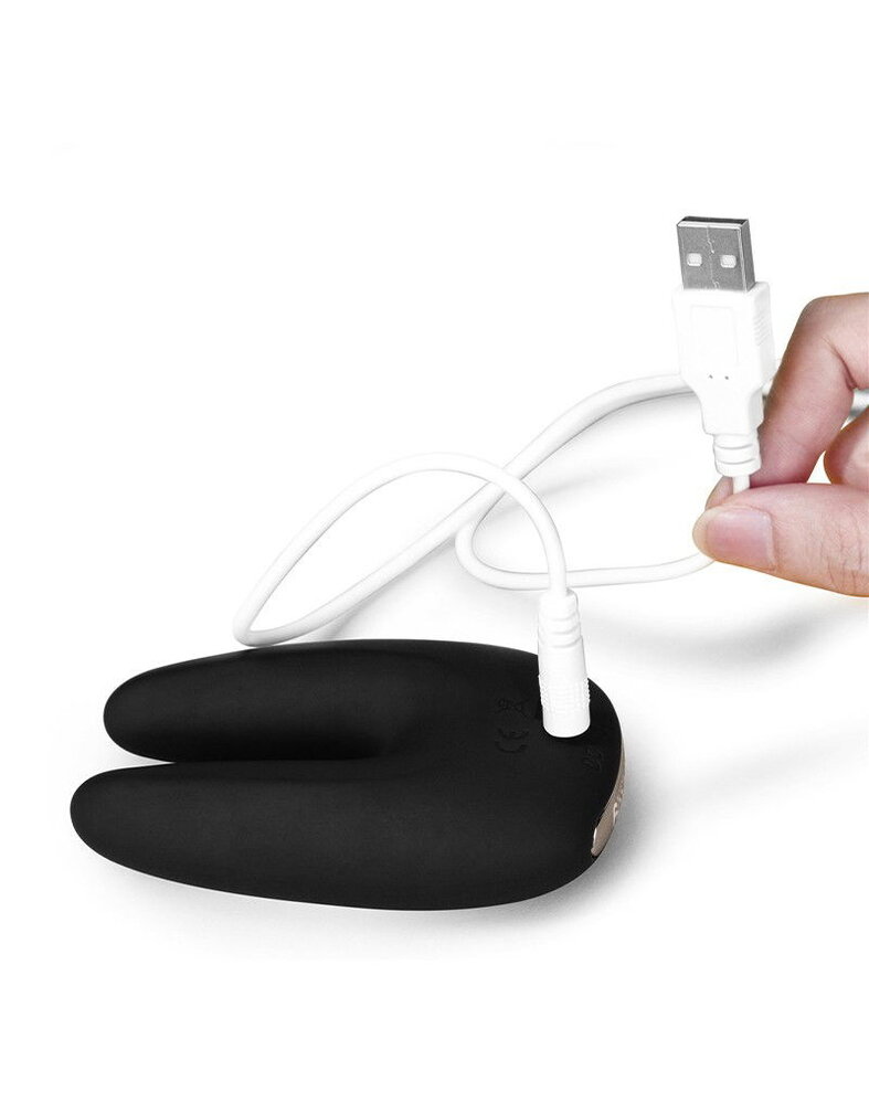 LoveToy O-Sensual Rapture Twin - Vibromasseur clitoridien ou téton - Noir