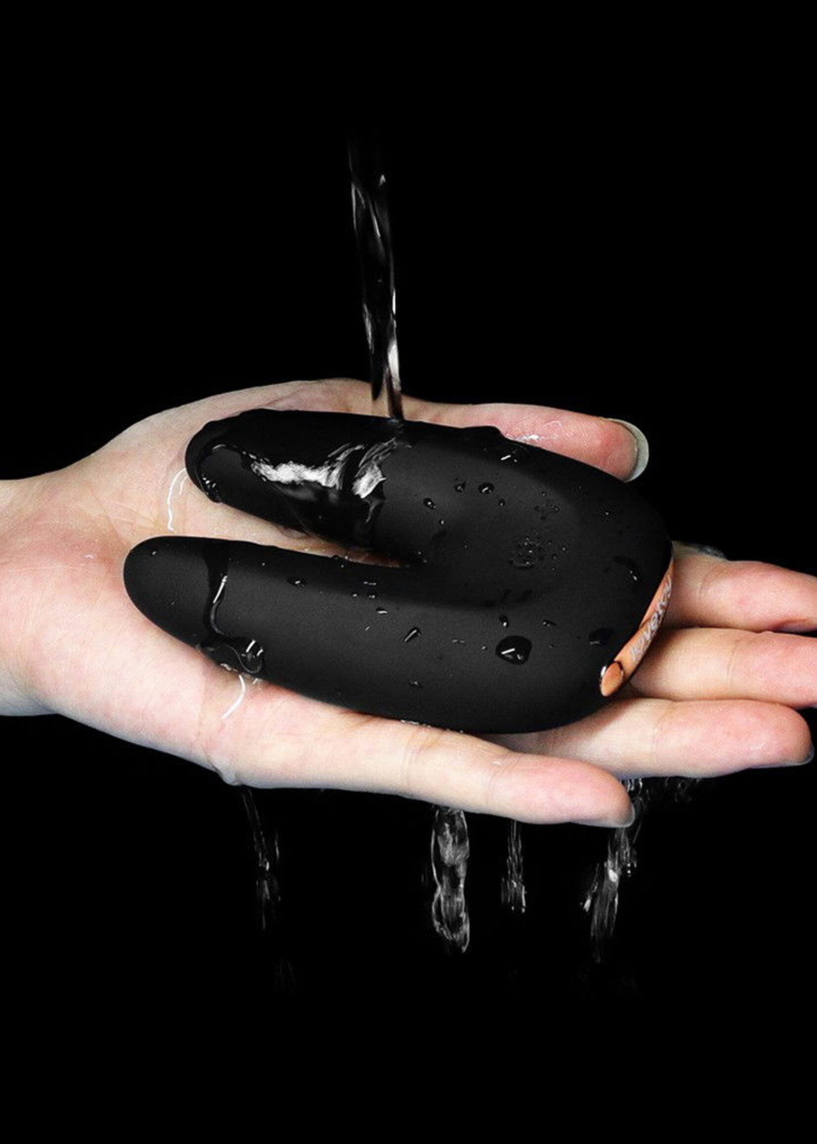 LoveToy O-Sensual Rapture Twin - Vibromasseur clitoridien ou téton - Noir