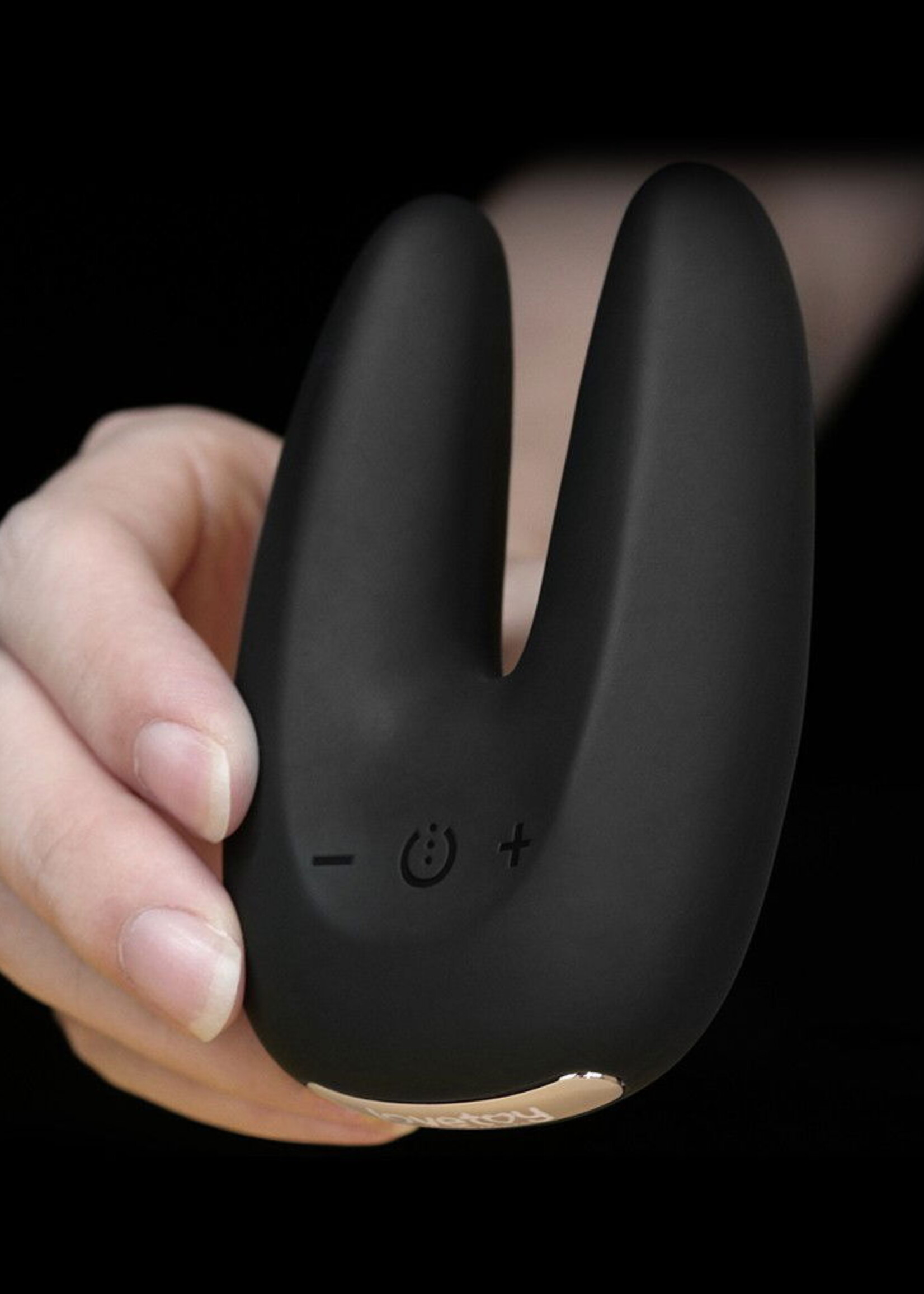 LoveToy O-Sensual Rapture Twin - Vibromasseur clitoridien ou téton - Noir