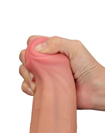 LoveToy Dildo met glijdende huid - Realistische dildo 29 cm Ø5,4 cm