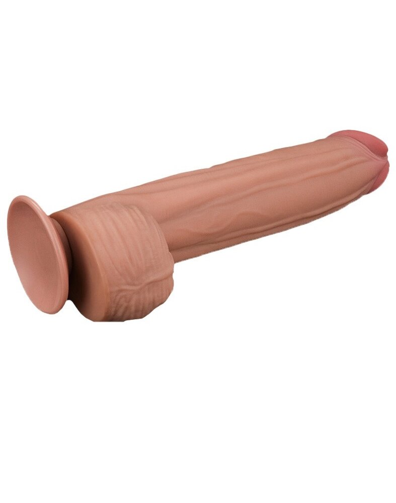 LoveToy Gode coulissant 31 cm - Nude
