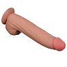 LoveToy Dildo met glijdende huid - Realistische dildo 31 cm Ø6,2 cm