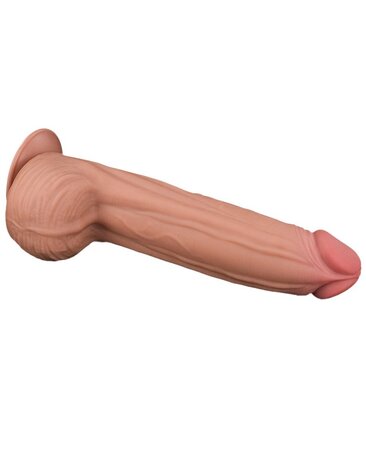 LoveToy Dildo met glijdende huid - Realistische dildo 31 cm Ø6,2 cm