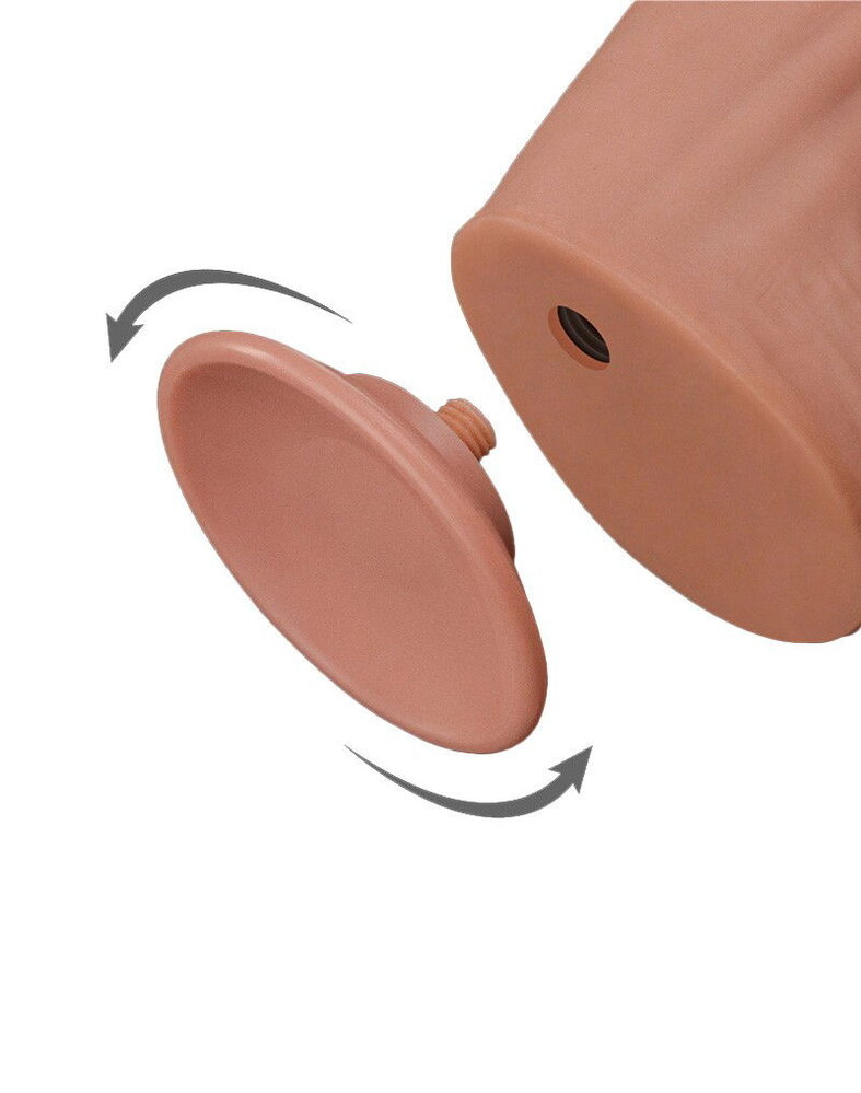 LoveToy Dildo met glijdende huid - Realistische dildo 31 cm Ø6,2 cm