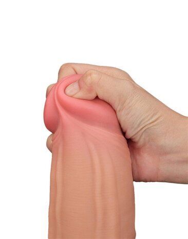 LoveToy Gode coulissant 31 cm - Nude