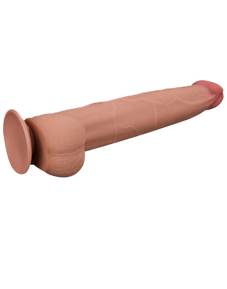 LoveToy Dildo met glijdende huid - Realistische dildo 34 cm Ø6,2 cm LoveToy Dildo met glijdende huid - Realistische dildo 34 cm Ø6,2 cm