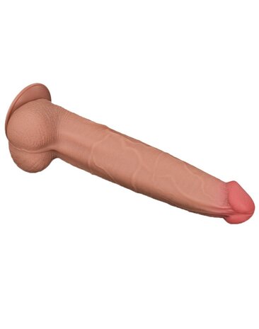 LoveToy Sliding Skin Dildo - Realistischer Dildo 34 cm Ø6,2 cm
