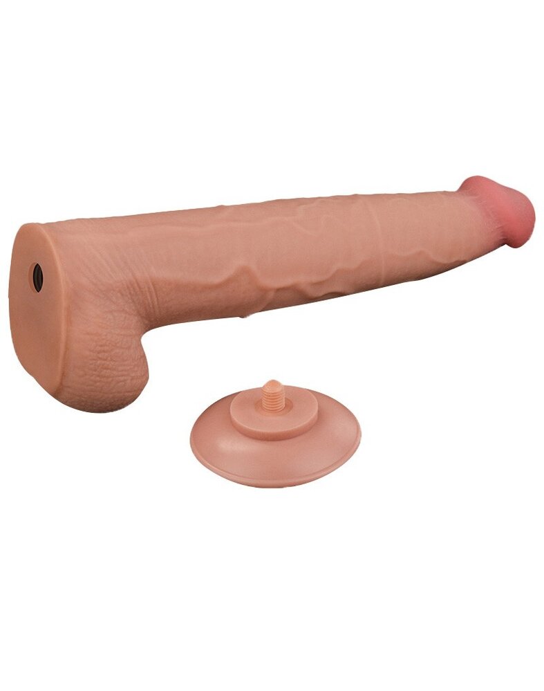 LoveToy Sliding Skin Dildo - Realistischer Dildo 34 cm Ø6,2 cm