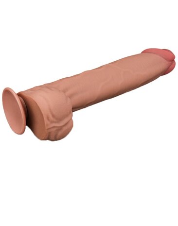 LoveToy Sliding Skin Dildo - Realistischer Dildo 36 cm Ø6,6 cm