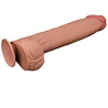 LoveToy Dildo met glijdende huid - Realistische dildo 36 cm Ø6,6 cm