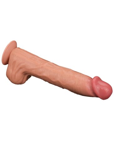 LoveToy Dildo met glijdende huid - Realistische dildo 36 cm Ø6,6 cm