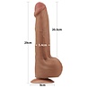 LoveToy Dildo met glijdende huid - Realistische dildo 29 cm Ø5,4 cm