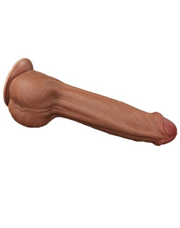 LoveToy Dildo met glijdende huid - Realistische dildo 29 cm Ø5,4 cm