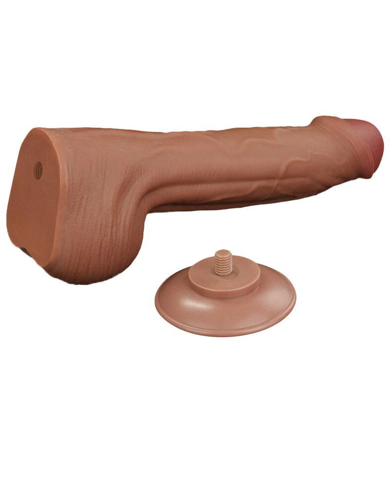 LoveToy Dildo met glijdende huid - Realistische dildo 29 cm Ø5,4 cm