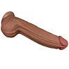 LoveToy Gode coulissant 31 cm - Marron