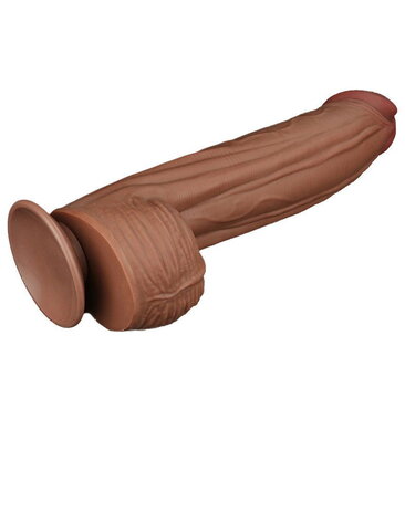 LoveToy Sliding Skin Dildo - Realistischer Dildo 31 cm Ø6,2 cm