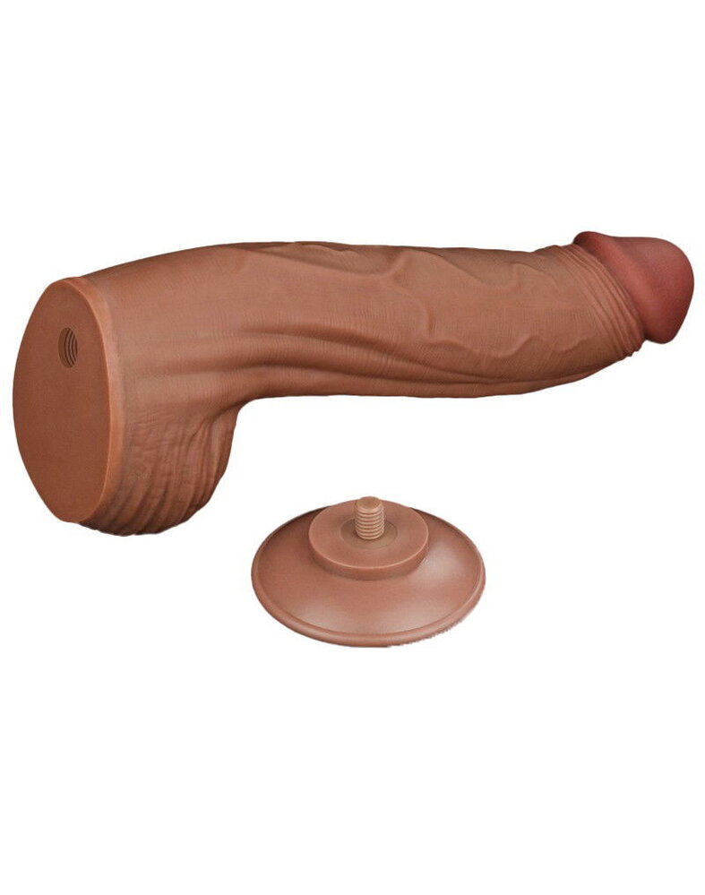 LoveToy Gode coulissant 31 cm - Marron