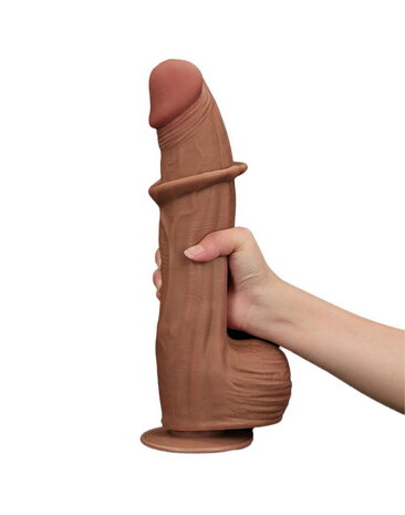 LoveToy Dildo met glijdende huid - Realistische dildo 31 cm Ø6,2 cm LoveToy Dildo met glijdende huid - Realistische dildo 31 cm Ø6,2 cm