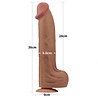 LoveToy Gode coulissant 36 cm - Marron