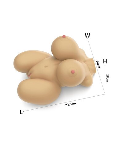 LoveToy Streetgirls 6 - Masturbateur - Beige clair