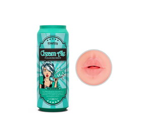 LoveToy Pleasure Brew Cream Ale Mouth Masturbator - Groen & Nude