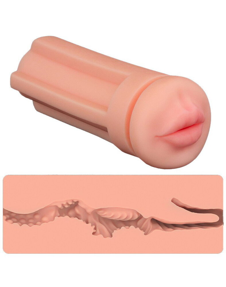 LoveToy Masturbateur buccal Pleasure Brew Cream Ale - Vert et chair