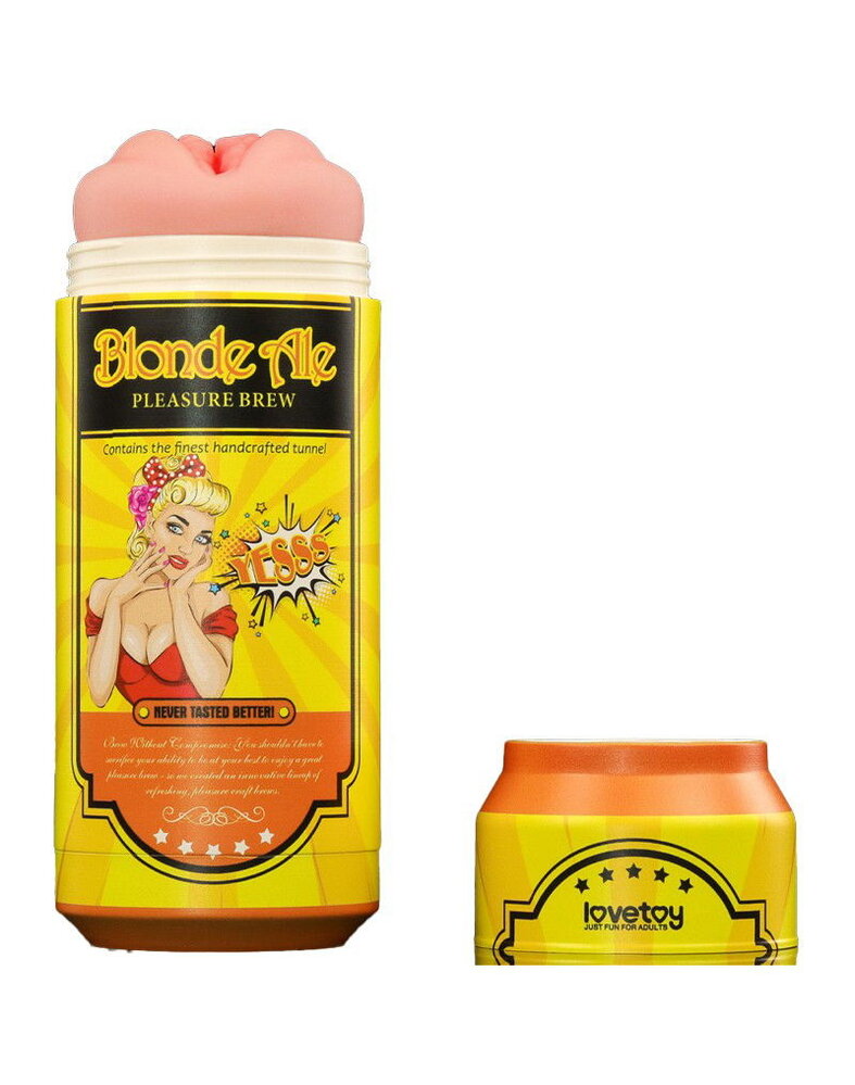 LoveToy Blonde Ale Pleasure Brew – Masturbateur Vagin Réaliste