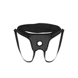 LoveToy Easy Strap-on Harnas (zonder dildo) - Zwart & Wit