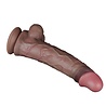 LoveToy Siliconen dildo - Realistische dildo 29,5 cm Ø5,5 cm