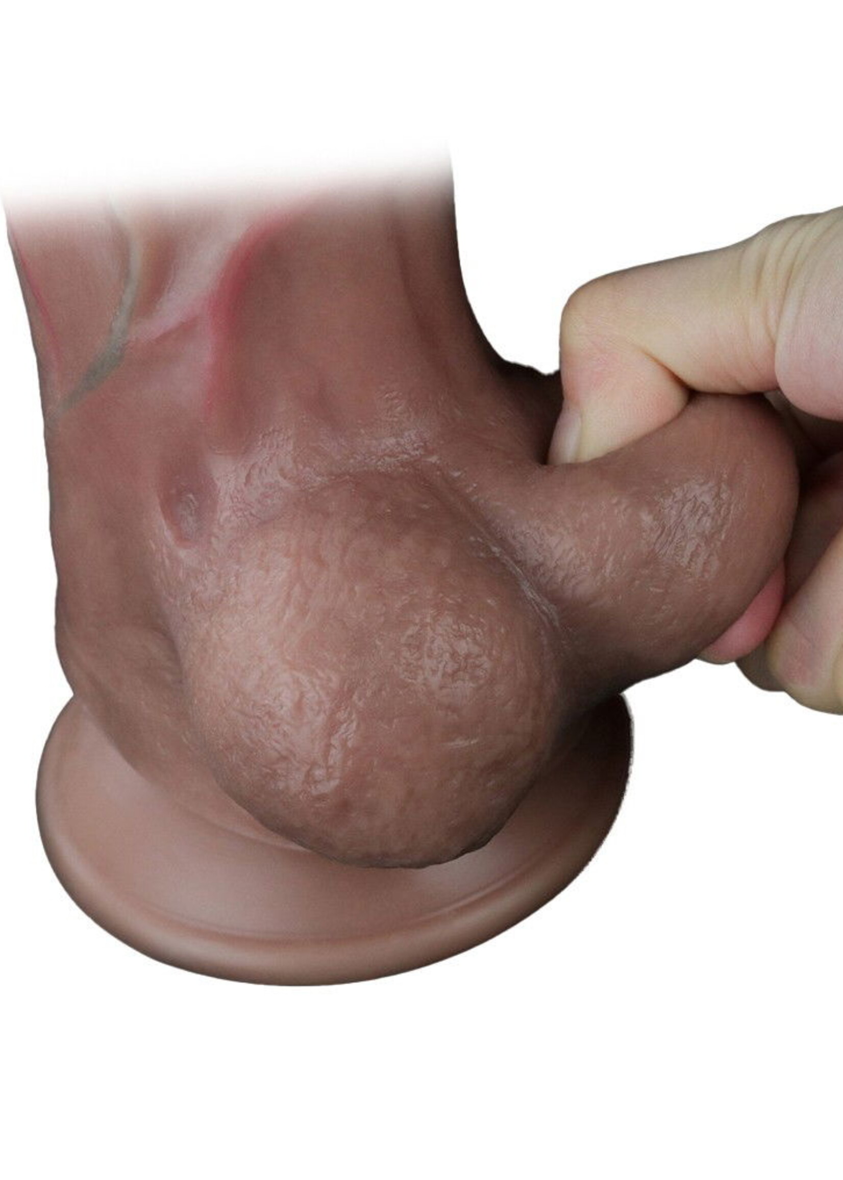 LoveToy Siliconen dildo - Realistische dildo 29,5 cm Ø5,5 cm