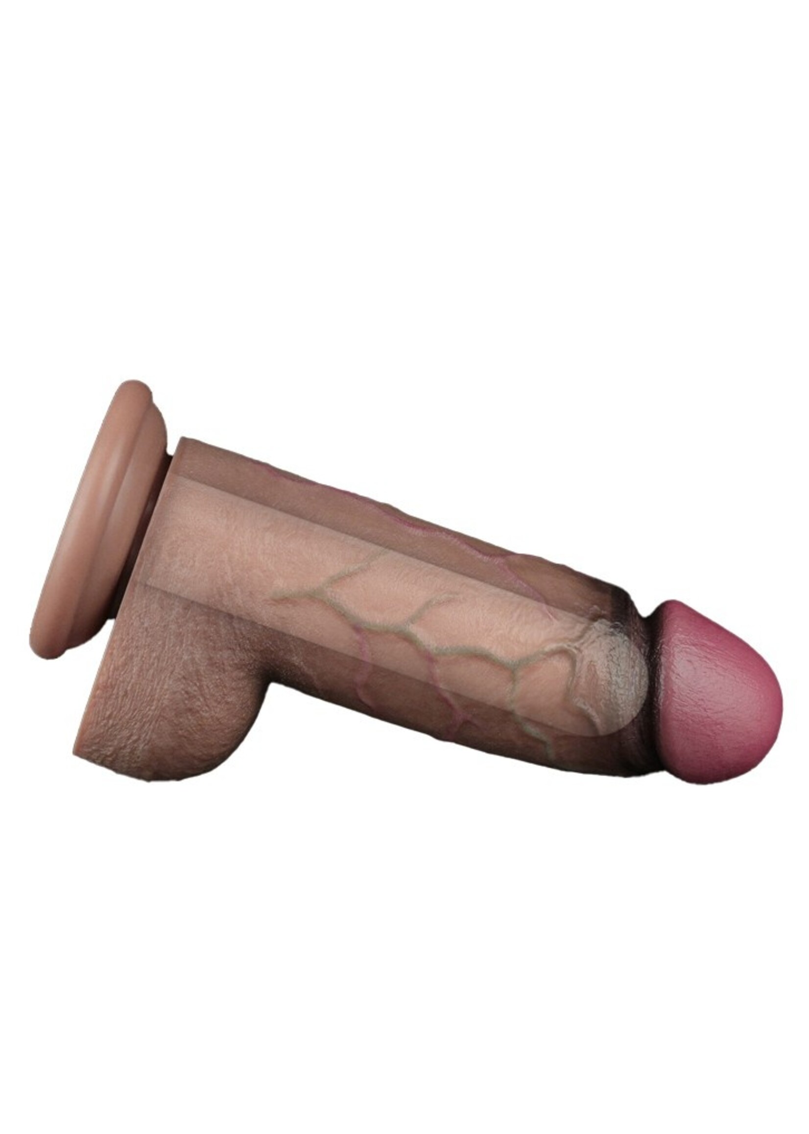 LoveToy Silikondildo XXL - XXL Dildo 24,6 cm Ø7 cm