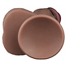 LoveToy Gode double couche en silicone XXL 28 cm (Ø7,4 cm) - Marron