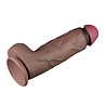 LoveToy LoveToy - Gode double couche en silicone XXL 31 cm (Ø7,6 cm) - Marron LoveToy LoveToy - Gode double couche en silicone XXL 31 cm (Ø7,6 cm) - Marron