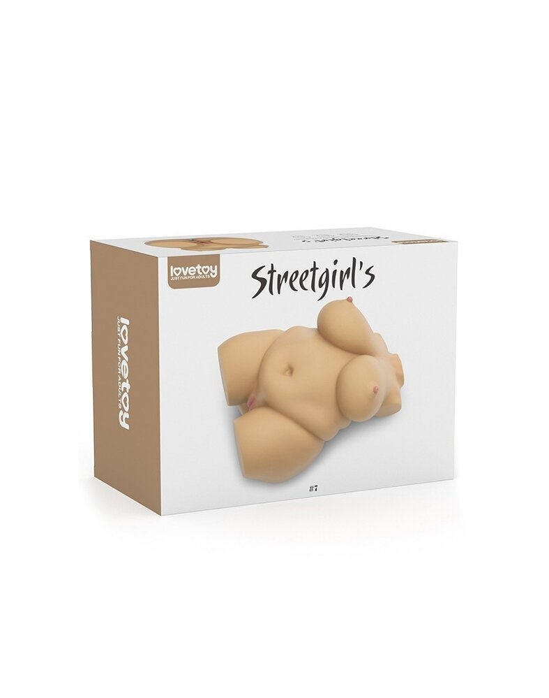LoveToy Streetgirl's 7 - Masturbator voor torso, vagina en anus LoveToy Streetgirl's 7 - Masturbator voor torso, vagina en anus