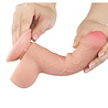 LoveToy Gode coulissant 18,3 cm (Ø 3,5 cm) - Nude