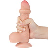 LoveToy Gode coulissant 18,3 cm (Ø 3,5 cm) - Nude