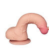 LoveToy Dildo met glijdende huid - Realistische dildo 19,5 cm Ø3,5 cm