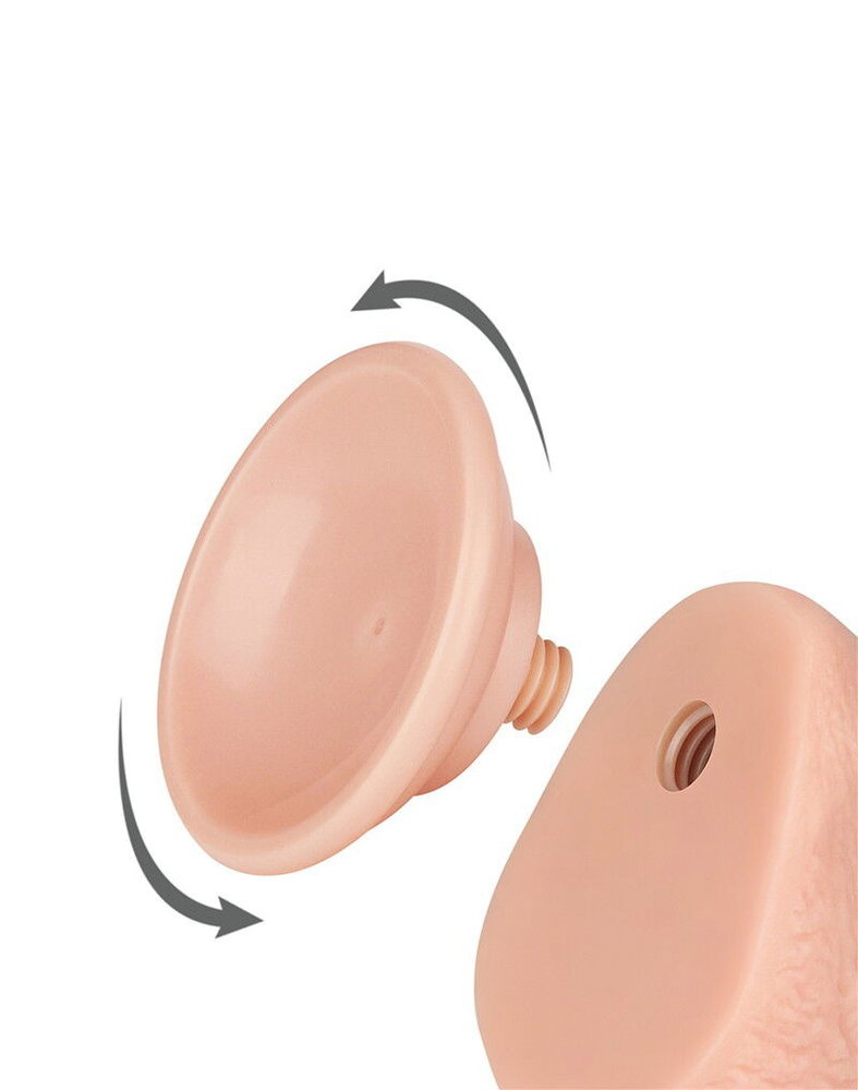 LoveToy Gode coulissant 19,5 cm (Ø 3,5 cm) - Nude