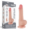 LoveToy Dildo met glijdende huid - Realistische dildo 19,5 cm Ø3,6 cm