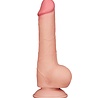 LoveToy Dildo met glijdende huid - Realistische dildo 19,5 cm Ø3,6 cm