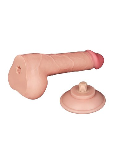 LoveToy Gode coulissant 19,5 cm (Ø 3,6 cm) - Nude