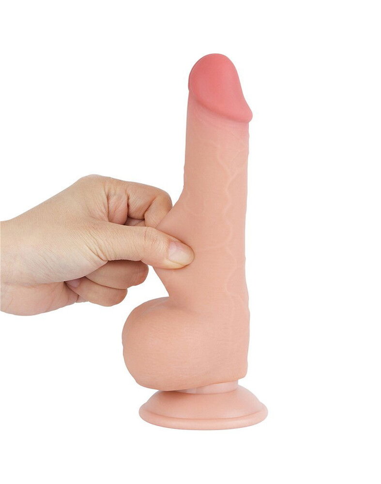 LoveToy Sliding Skin Dildo - Realistischer Dildo 19,5 cm Ø3,6 cm