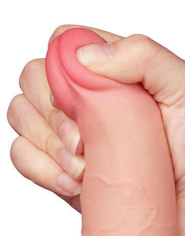 LoveToy Gode coulissant 19,5 cm (Ø 3,6 cm) - Nude
