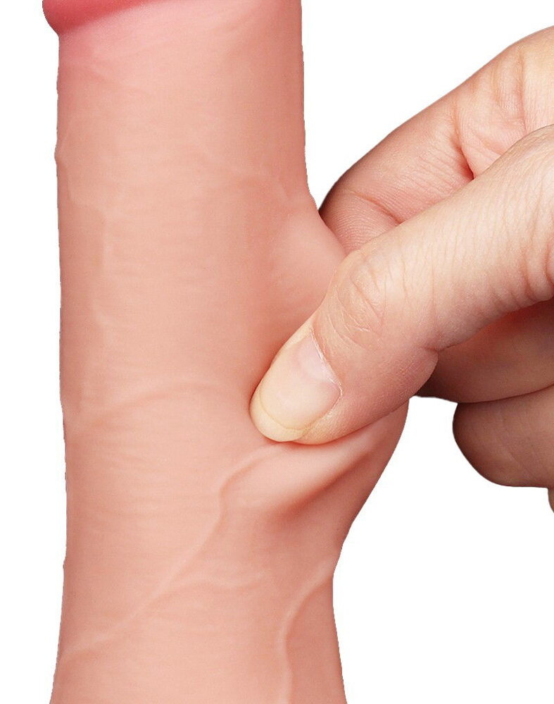 LoveToy Sliding Skin Dildo - Realistischer Dildo 19,5 cm Ø3,6 cm