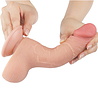 LoveToy Gode coulissant 19,5 cm (Ø 3,7 cm) - Nude