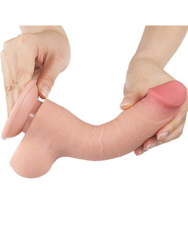 LoveToy Sliding Skin Dildo - Realistischer Dildo 20 cm Ø 3,9 cm LoveToy Sliding Skin Dildo - Realistischer Dildo 20 cm Ø 3,9 cm