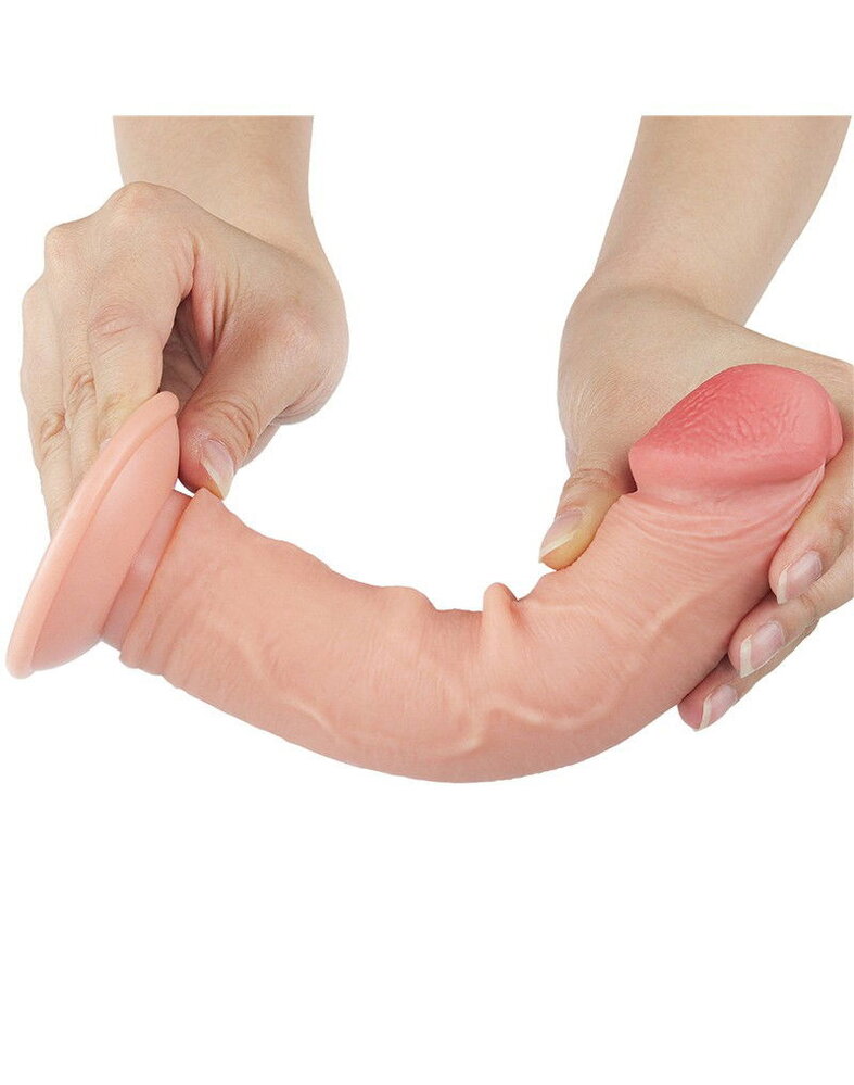 LoveToy Gode coulissant 20 cm (Ø 3,8 cm) - Nude
