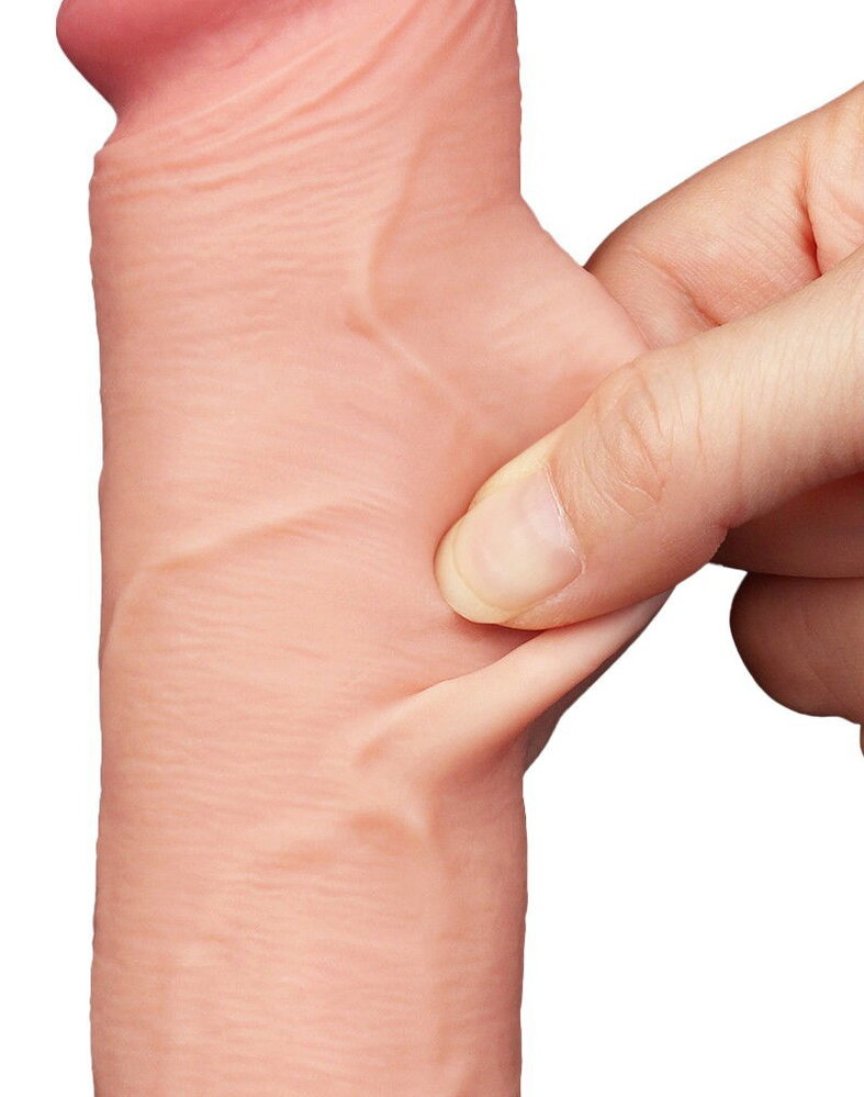 LoveToy Sliding Skin Dildo - Realistischer Dildo 20 cm Ø 3,8 cm