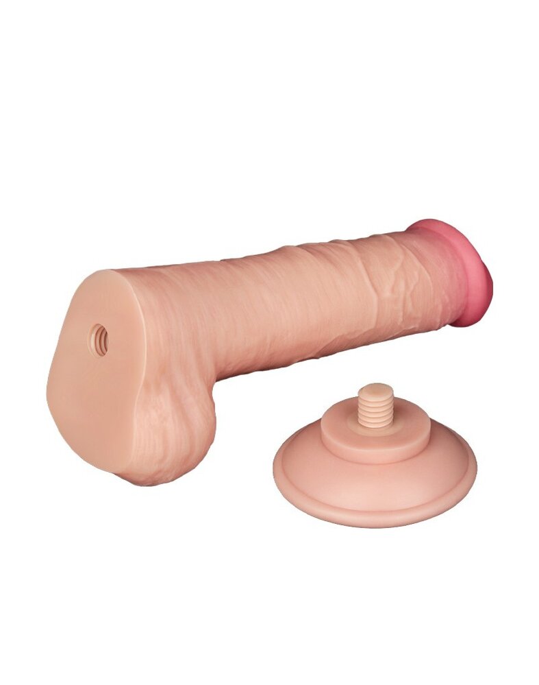 LoveToy Sliding Skin Dildo - Realistischer Dildo 20,8 cm Ø 4 cm