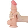 LoveToy Gode coulissant 20,8 cm (Ø 4 cm) - Nude